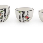 Boston International Prep Bowls Set/3 - Bird In Birch | Boston International