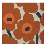 Boston International Luncheon Napkin, Unikko Terracotta
