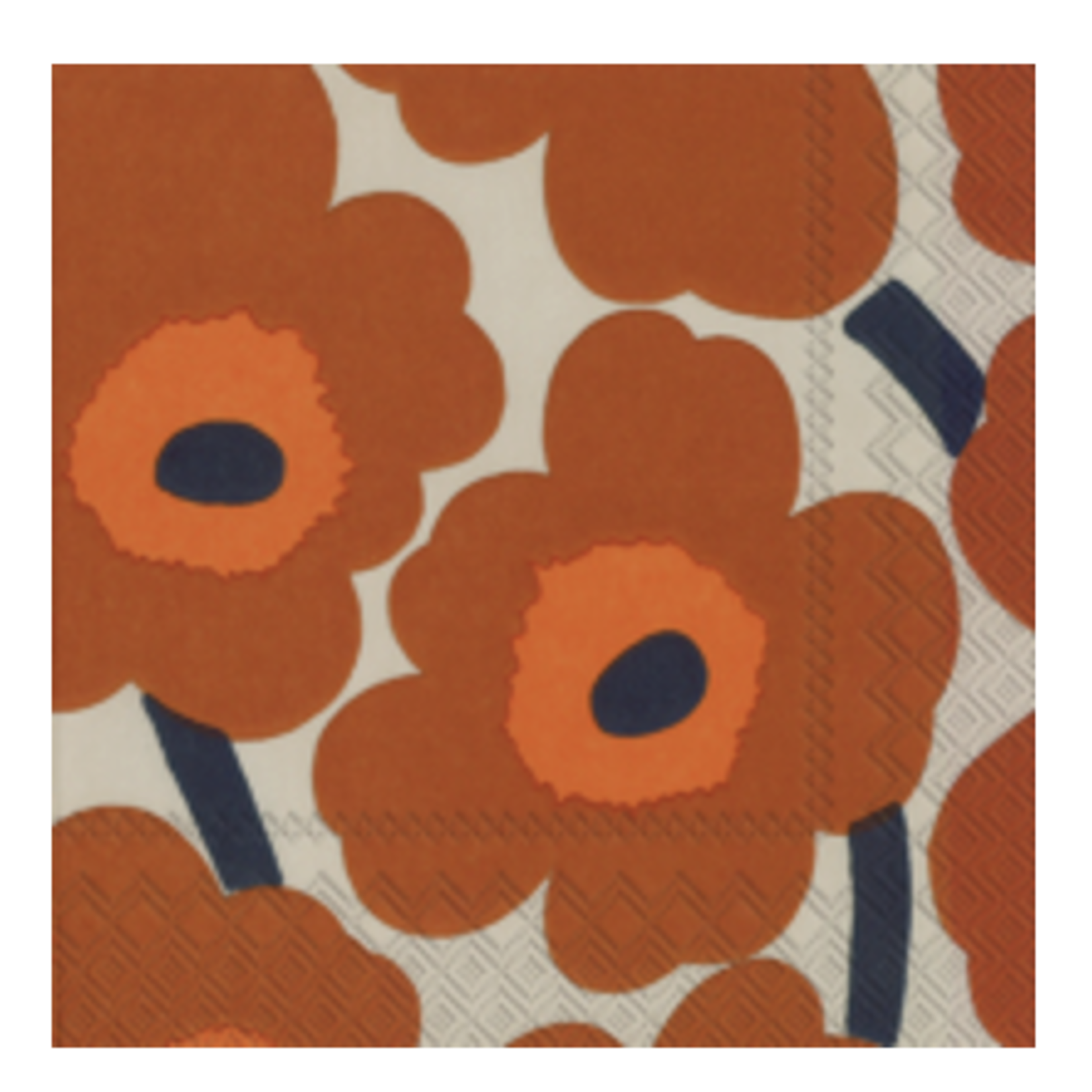 Boston International Luncheon Napkin, Unikko Terracotta