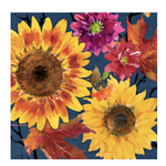 Boston International Luncheon Napkin, Fall Flowers
