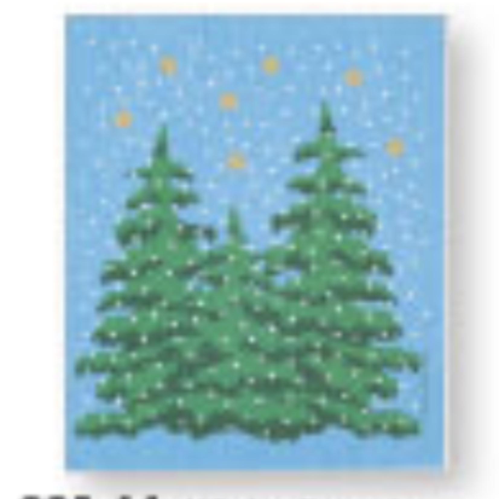 Cose Nuove Swedish Dishcloth, Winter Forest | Cose Nuove