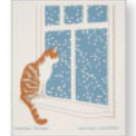 Cose Nuove Swedish Dishcloth, Cat on Window w/Snow | Cose Nuove
