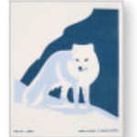 Cose Nuove Swedish Dishcloth Arctic Fox, Winter | Cose Nuove