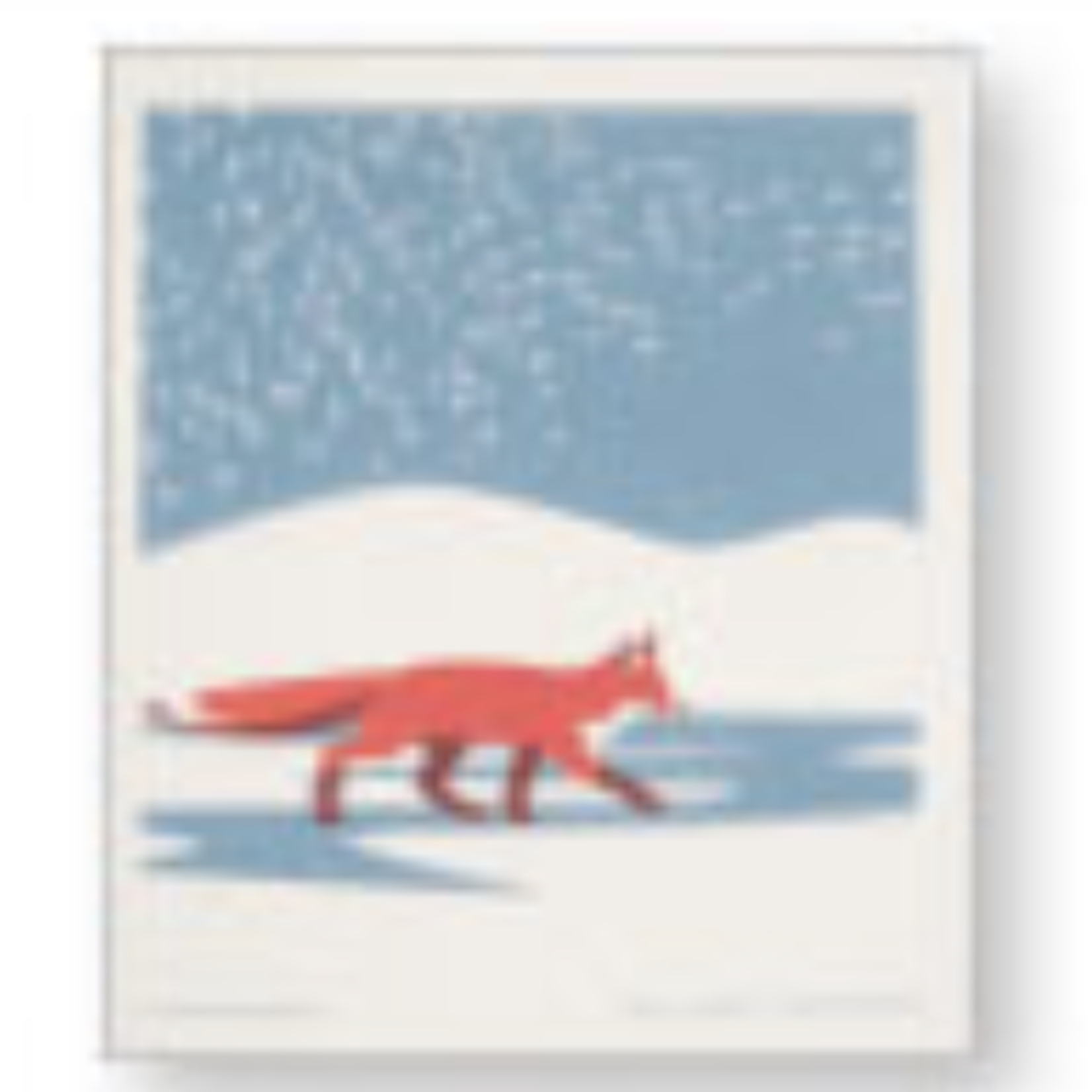 Cose Nuove Swedish Dishcloth, KH Fox In Snow | Cose Nuove