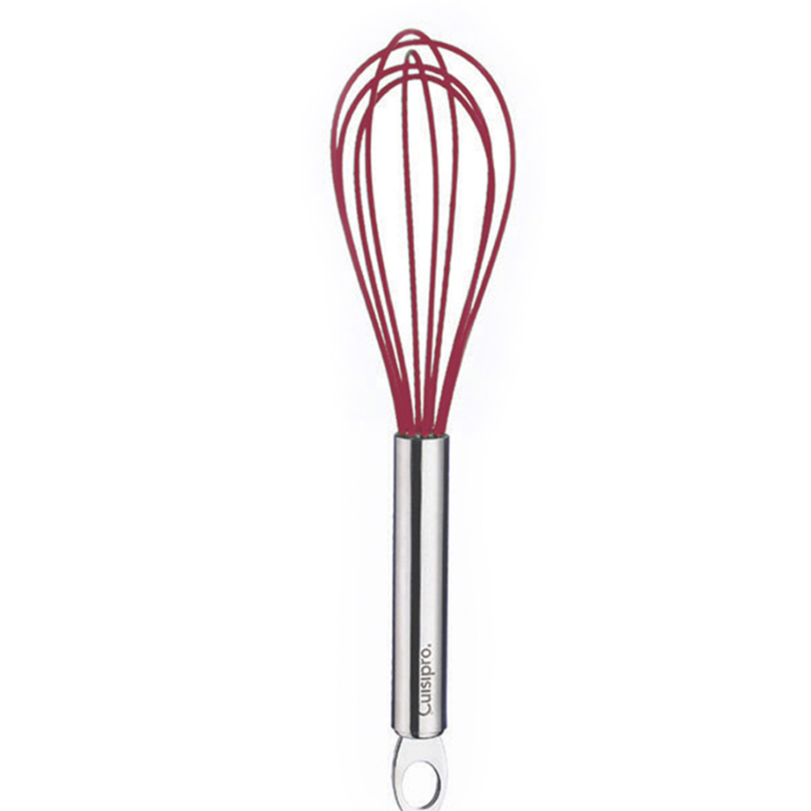 Cuisipro Silicone Egg Whisk, 8" red | Cuisipro
