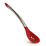 Cuisipro Silicone Slotted Spoon, Red | Cuisipro