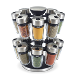 DKB Zyliss/Cole&Mason/Swissmar/AdHoc Glass Spice Carousel, 16ct | DKB Zyliss/Cole&Mason/Swissmar/AdHoc