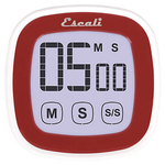 Escali Touch Screen Digital Timer - Red | Escali