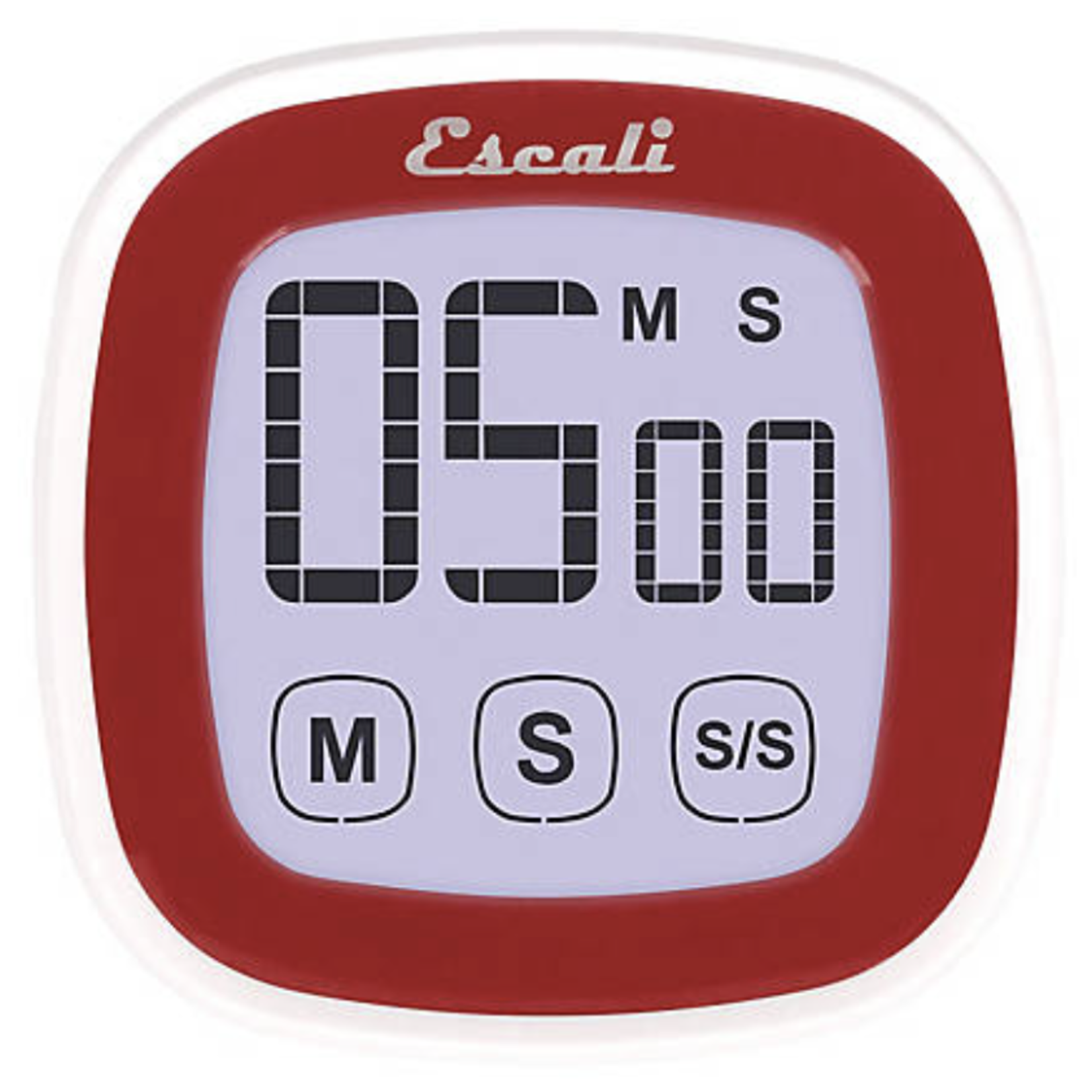 Escali Touch Screen Digital Timer - Red | Escali