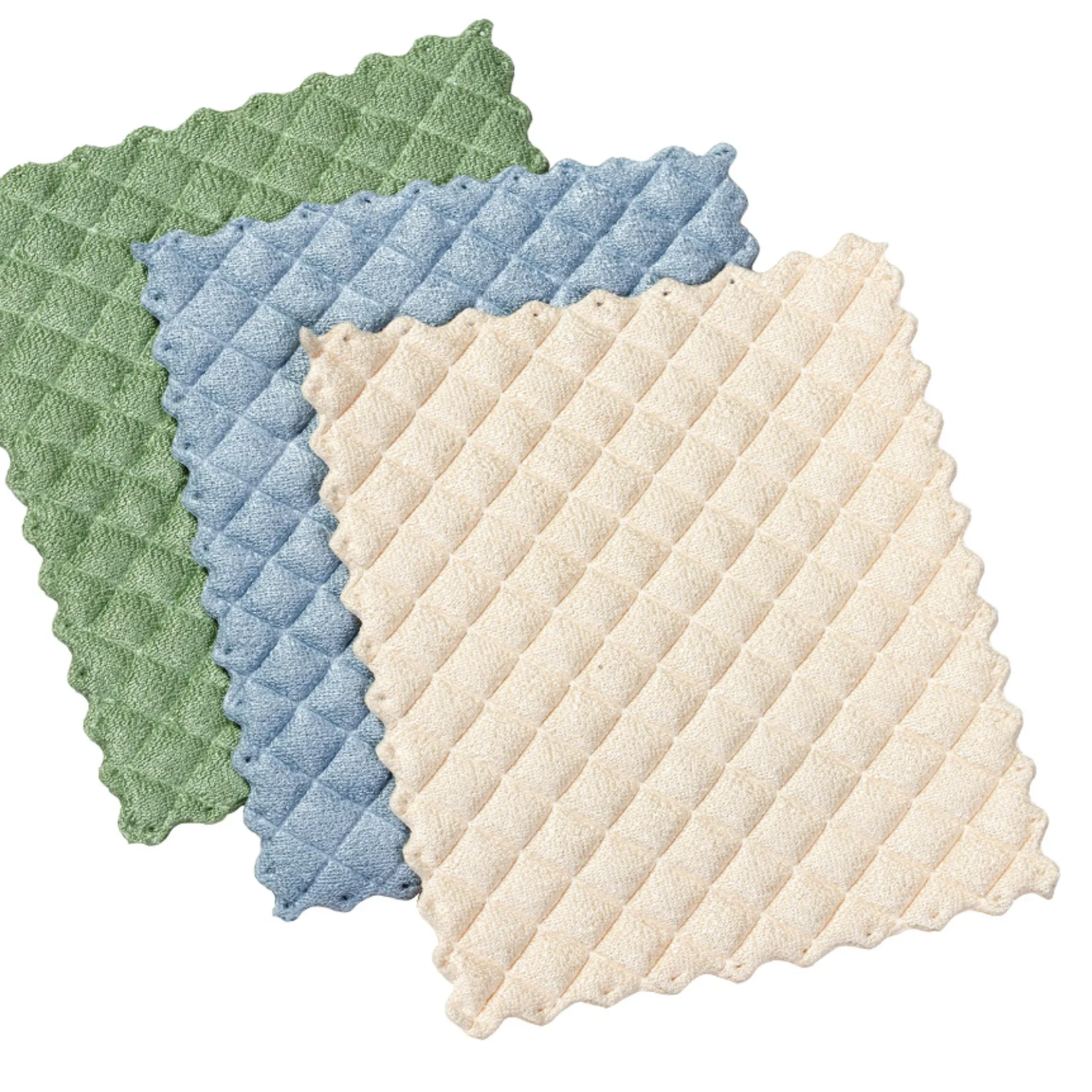 Fox Run Quilted Dish Cloths, 3 Colors Asst. | Fox Run