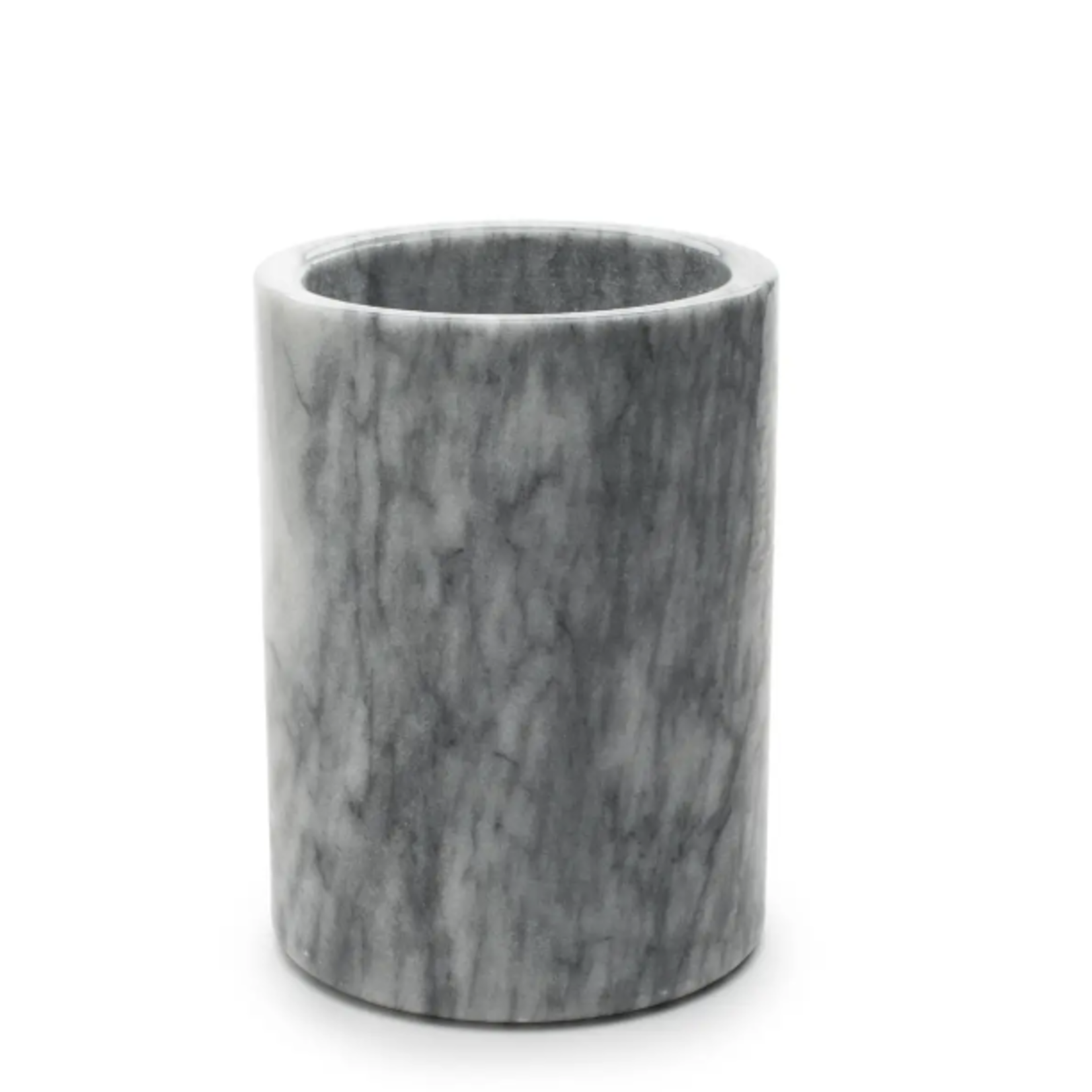 Utensil Holder, White Marble