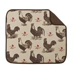 Dish Drying Mat. Farmhouse Rooster