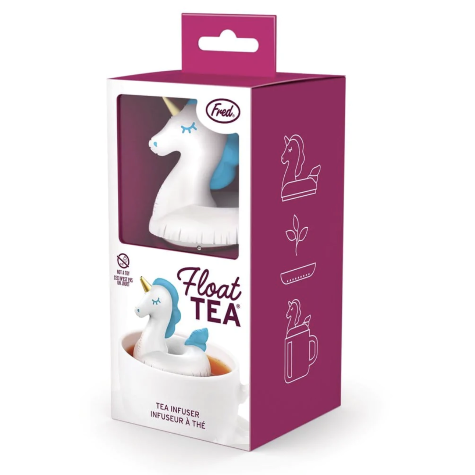 Fred & Friends Float - Tea - Pool Unicorn Infuser | Fred & Friends