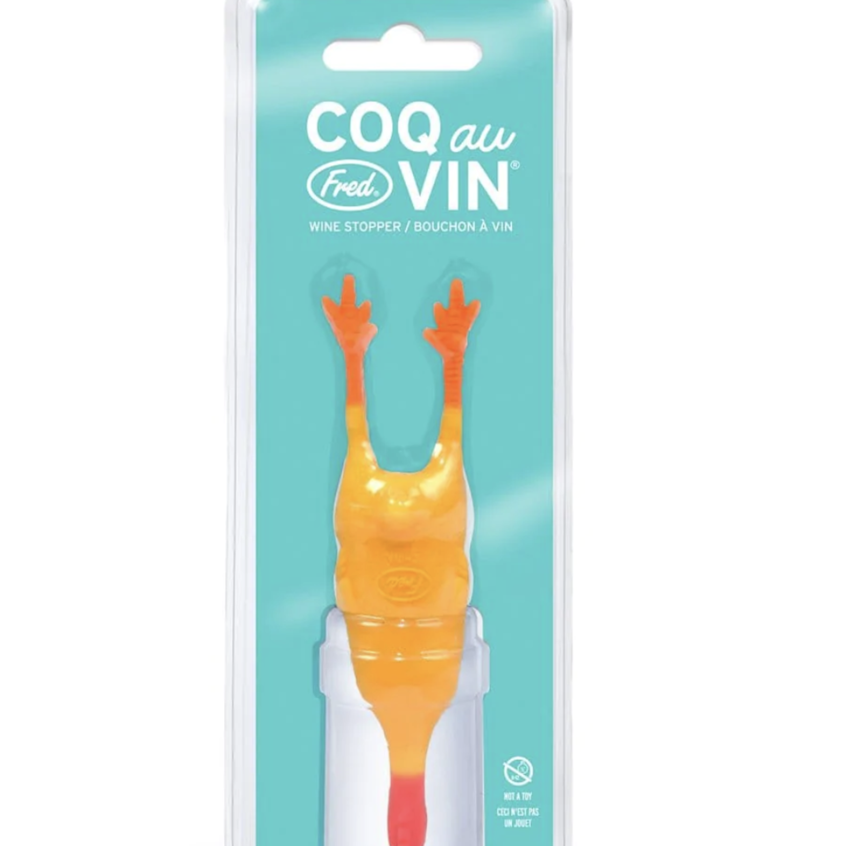 Fred & Friends Coq au Vin Wine Stopper | Fred & Friends
