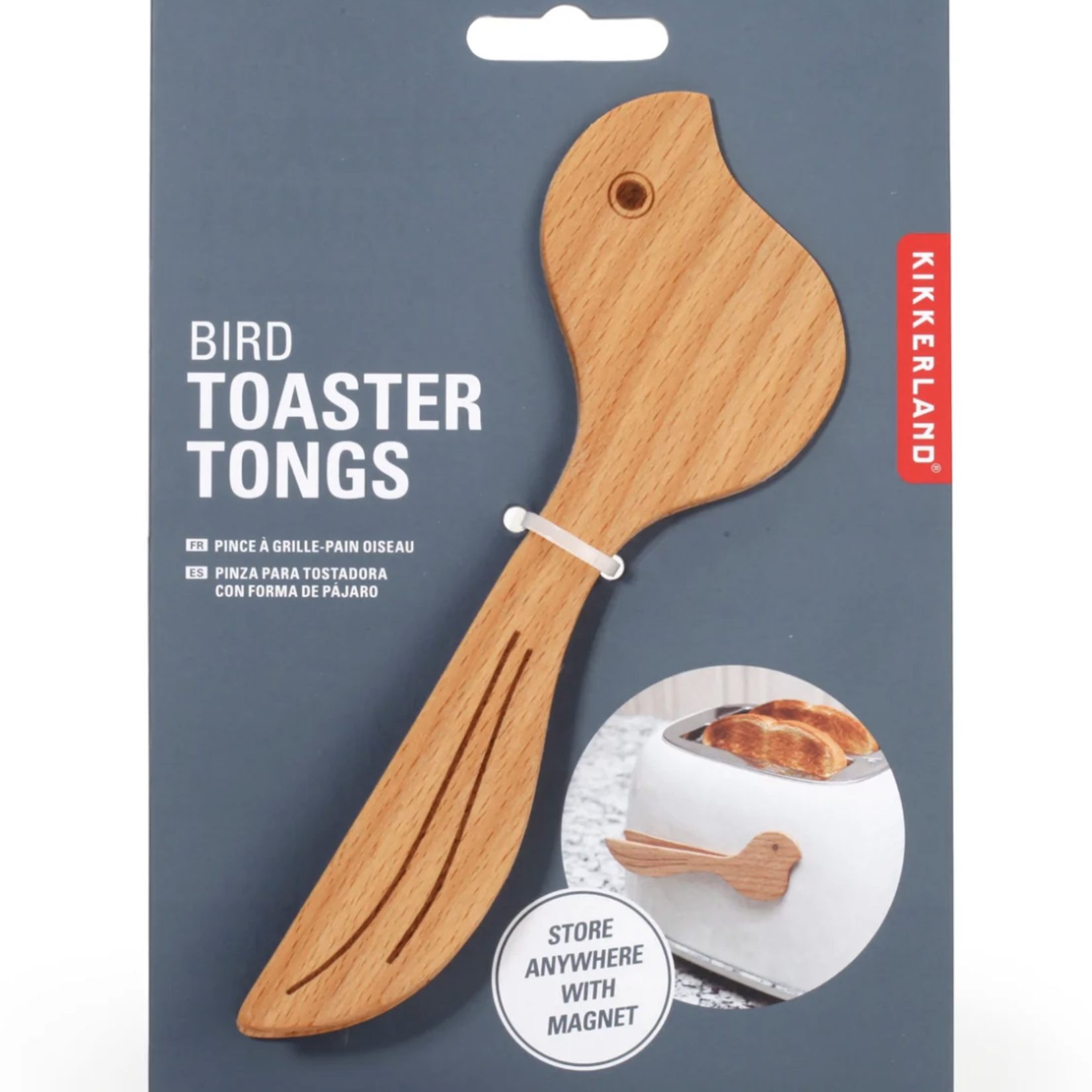 Kikkerland Bird Toaster Tongs | Kikkerland