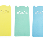 Kikkerland Reusable Cleaning Cloth, Set/3 Cats | Kikkerland