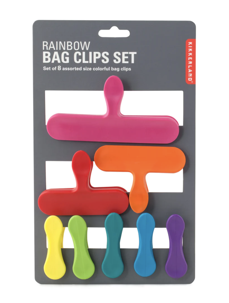 Rainbow Bag Clips, Assortment Duluth Kitchen Co