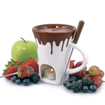 DKB Zyliss/Cole&Mason/Swissmar/AdHoc Nostalgia 4pc Chocolate Fondue Mug Set | Swissmar