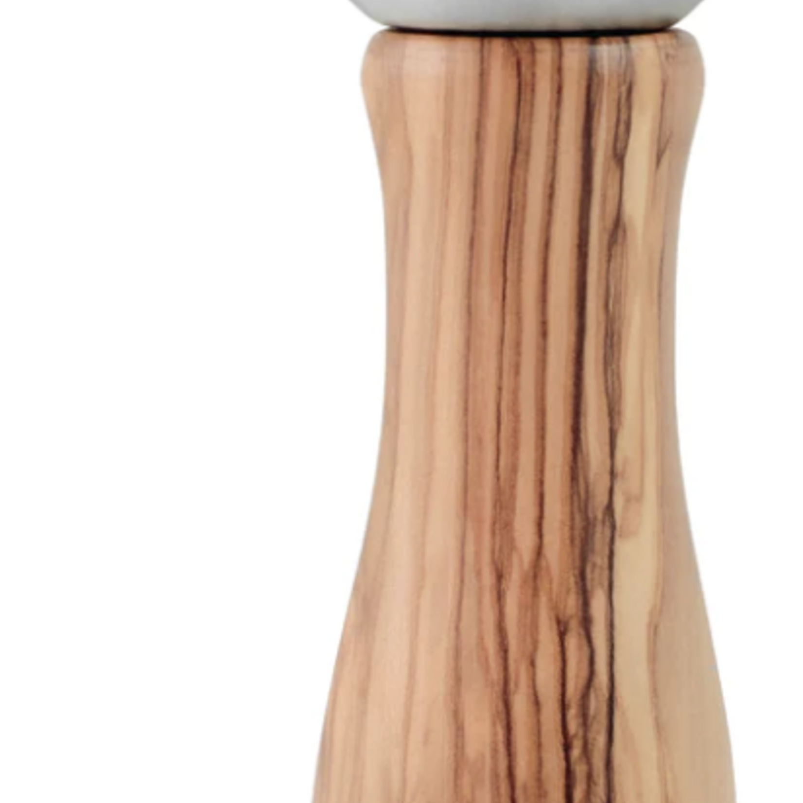 Swissmar Belle Olivewood Salt Mill w/SS Top, 8" | Swissmar