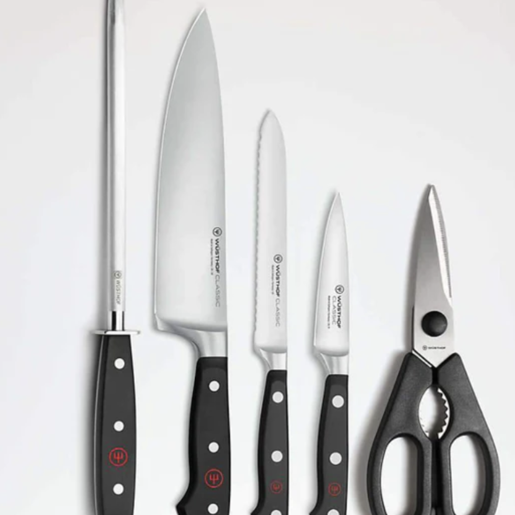 Wusthof Classic 6-Piece Starter Block Set, Acacia | Wusthof