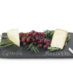True Fabrications Wood & Slate Cheese Board | True Fabrications