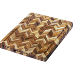 Teak Haus Herringbone Cutting Board - 16 x 12 x 1.5 in