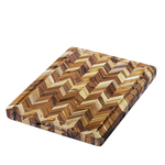 Teak Haus Herringbone Cutting Board, 20x16x1.5