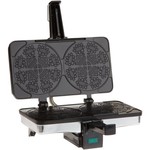 CucinaPro Electric Nonstick Krumkake Baker- Makes 2 at Once