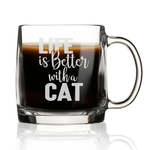 1 Brilliant Gift Life Is Better With A Cat Nordic Mug