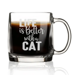 1 Brilliant Gift Nordic Mug - Life Is Better With A Cat