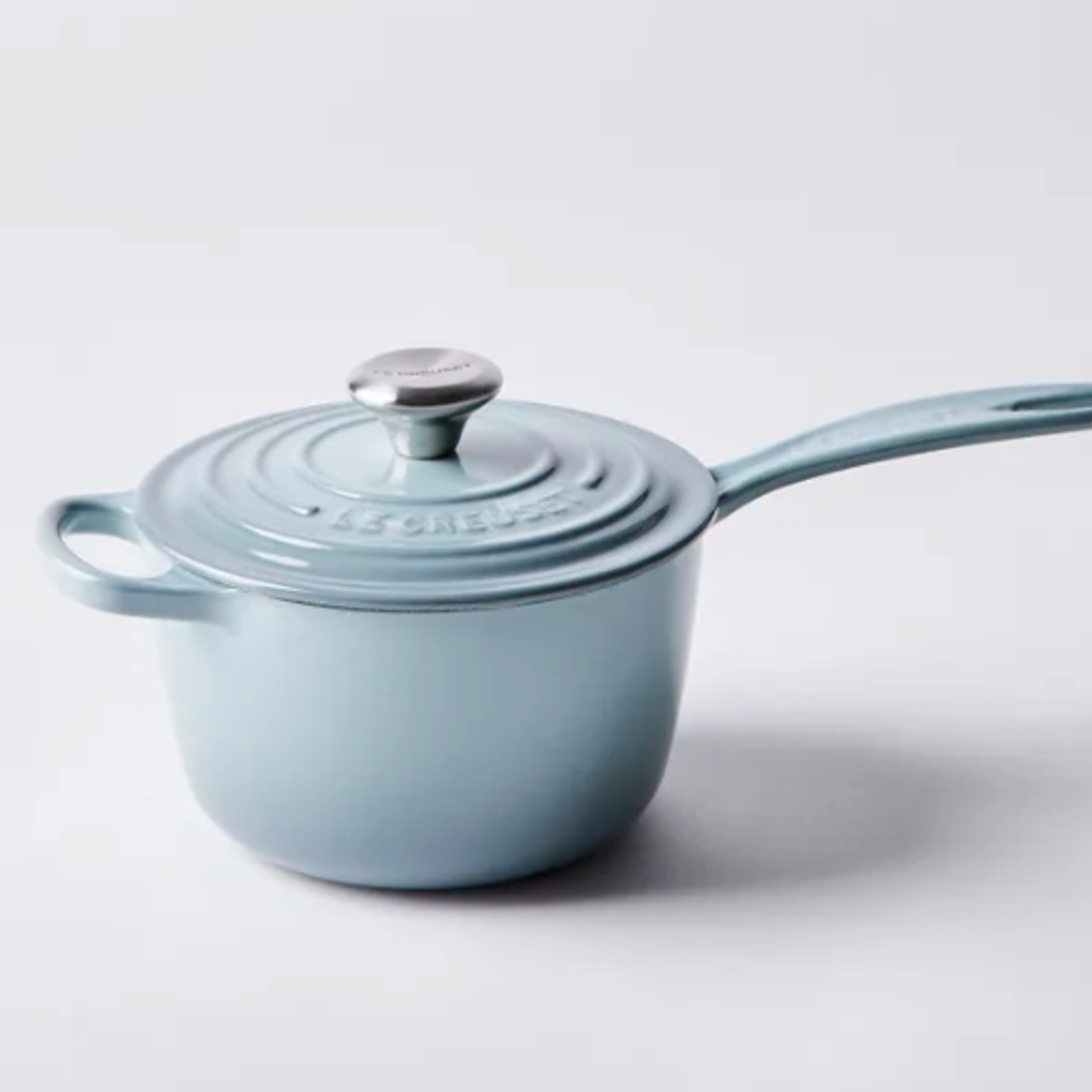 Le Creuset Signature Saucepan 1.75qt, Sea Salt