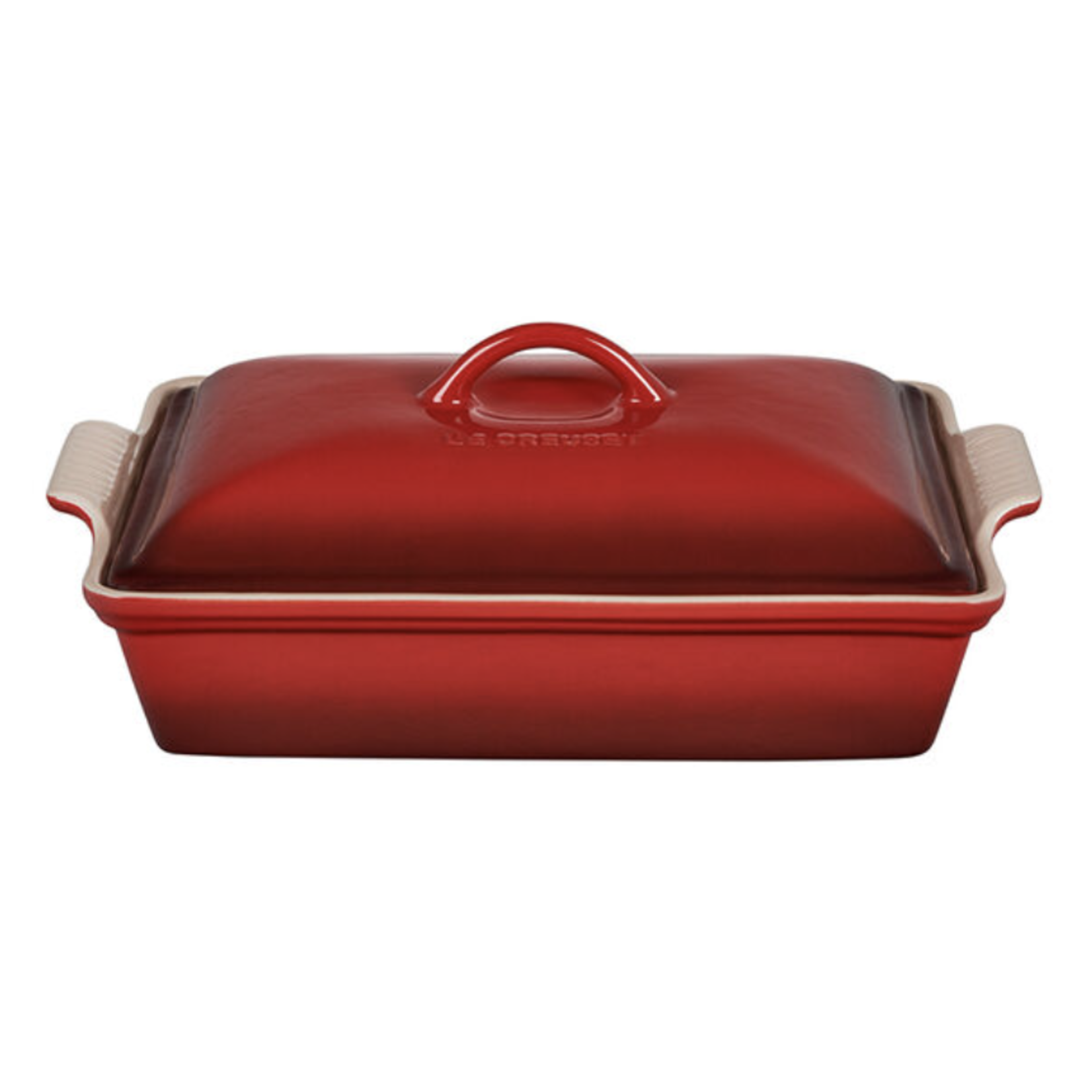 Le Creuset Heritage Covered Rectangular Casserole - Cerise | Le Creuset