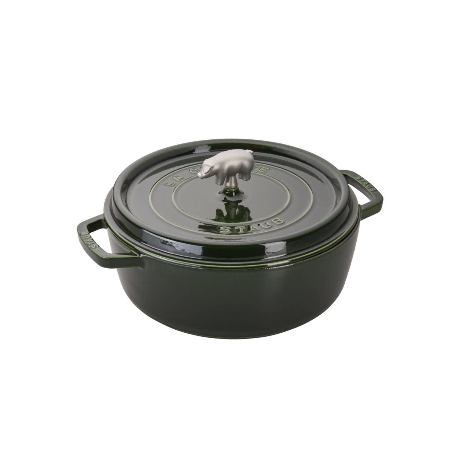 Staub Round Shallow, 6Qt, Basil | Staub