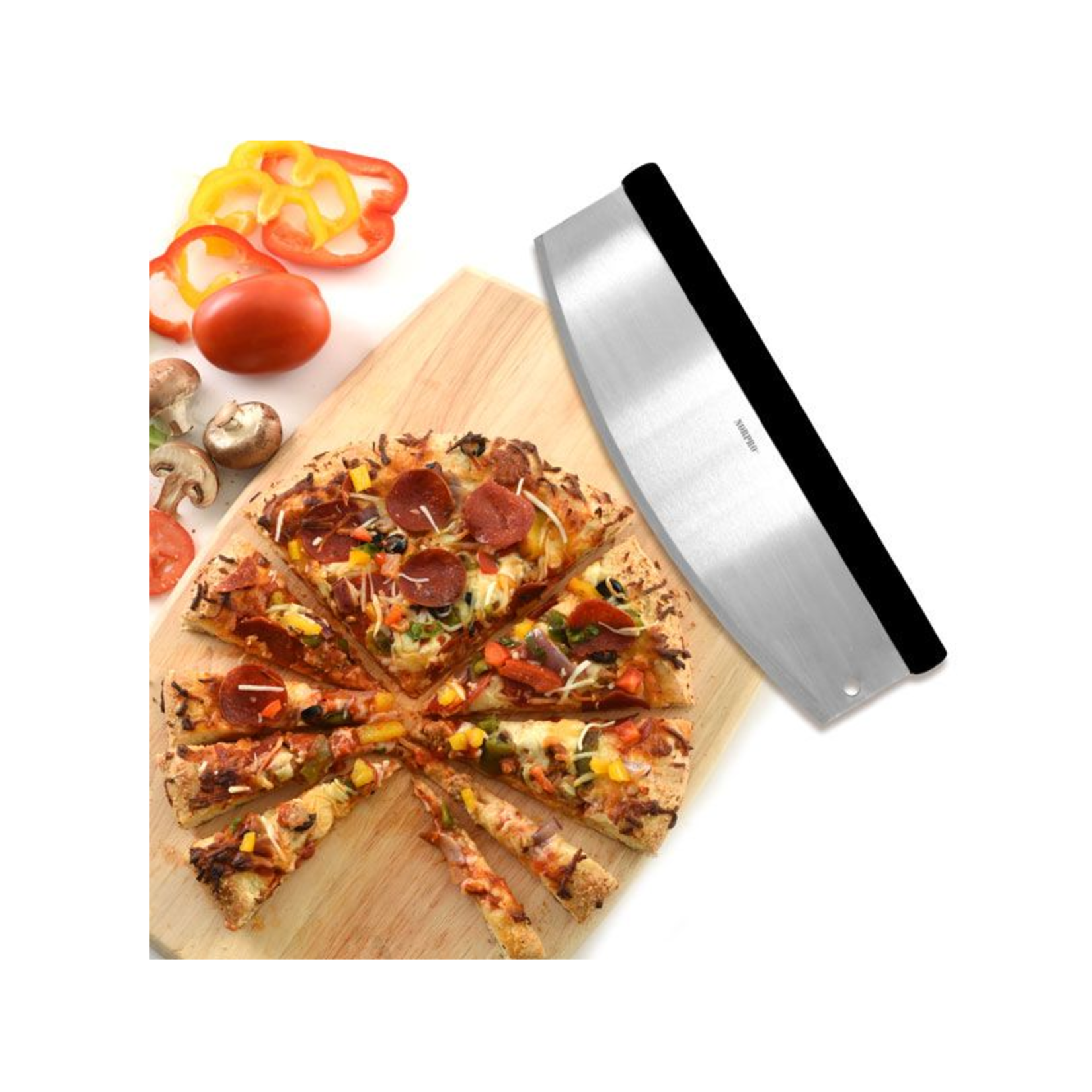 Norpro Stainless Steel Rocking Pizza Cutter