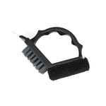 Norpro Safe Grill Brush w/Scraper & Scour Pad, 6"