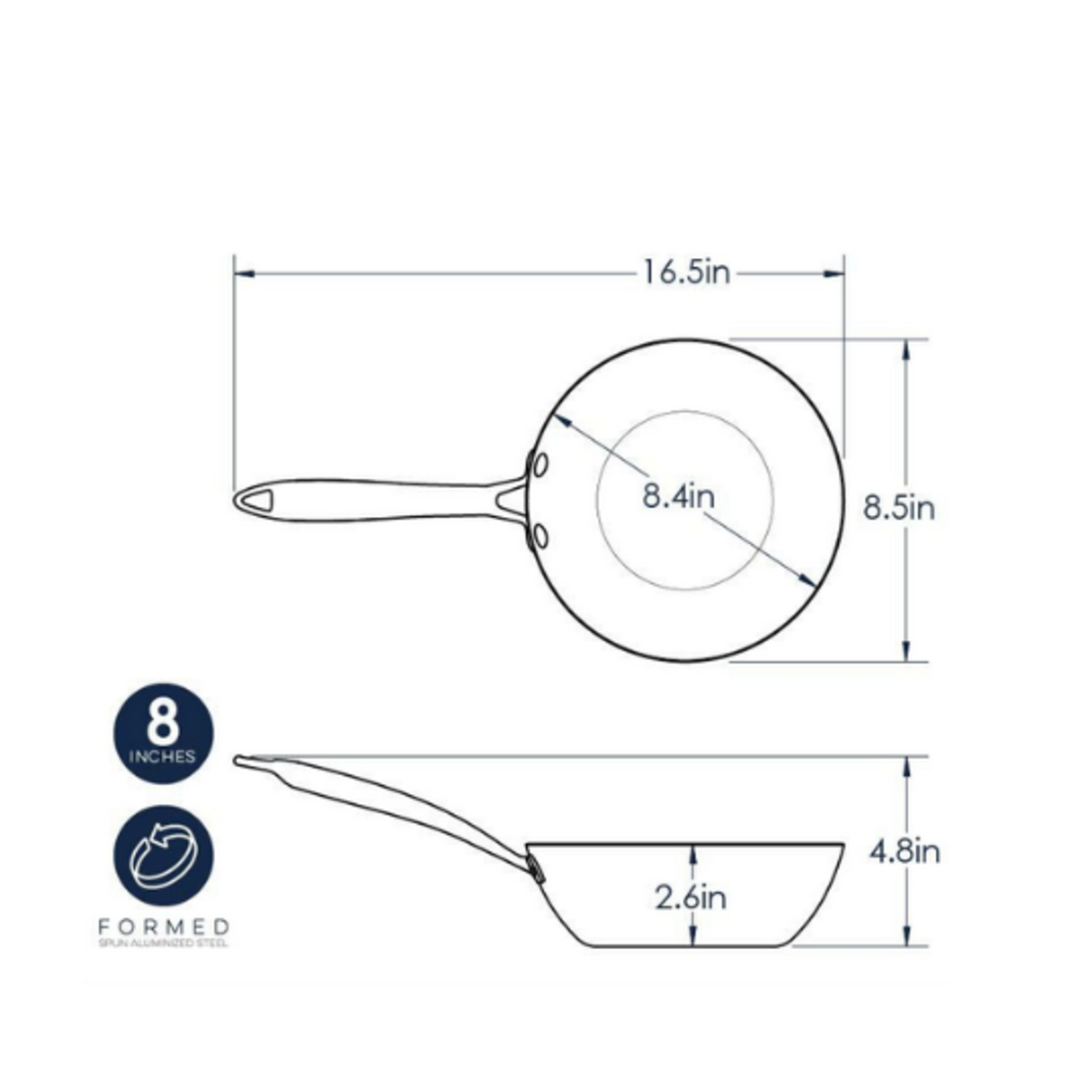 Nordicware Spun Wok 8.5" | Nordicware