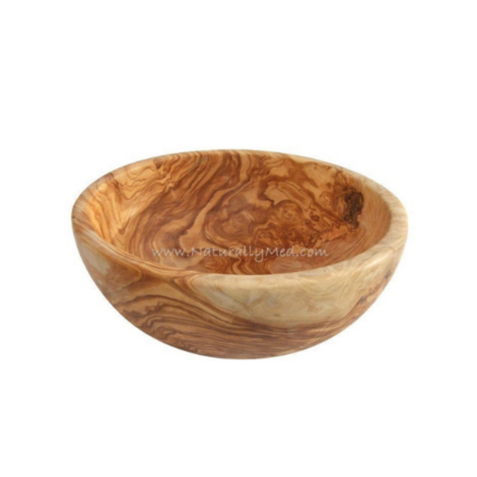 Naturally Med Olive Wood Salad Bowl - 9.5" | Naturally Med