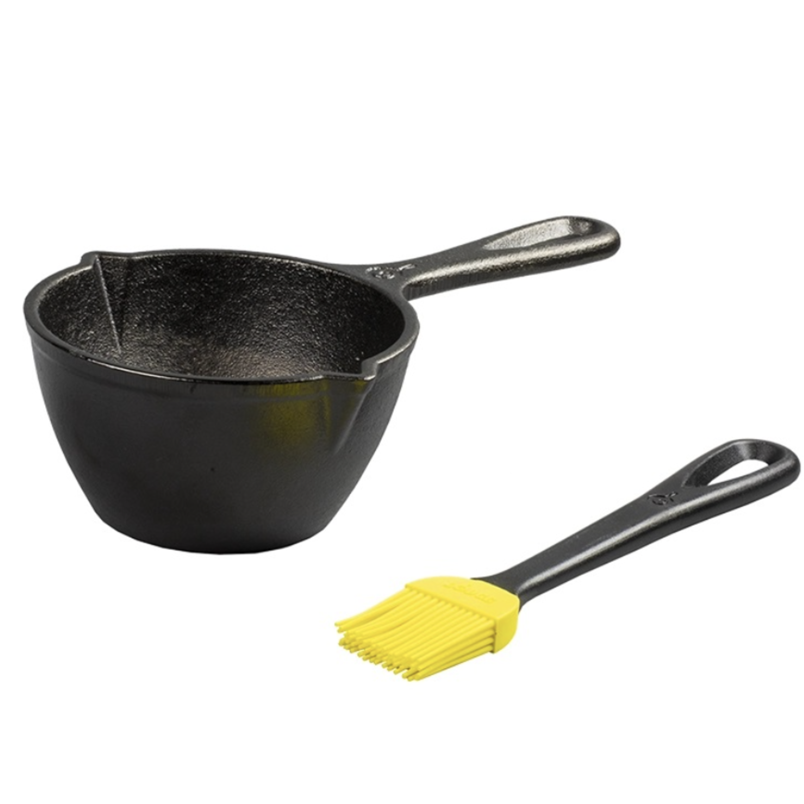 Lodge Season Cast Iron Melting Pot w/ Silicone Brush