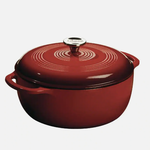 Lodge Enamel Dutch Oven, 6-Qt, Red