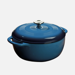 Lodge Enamel Dutch Oven, 6-Qt, Blue | Lodge