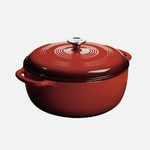 Lodge Enamel Dutch Oven, 7.5-Qt, red | Lodge