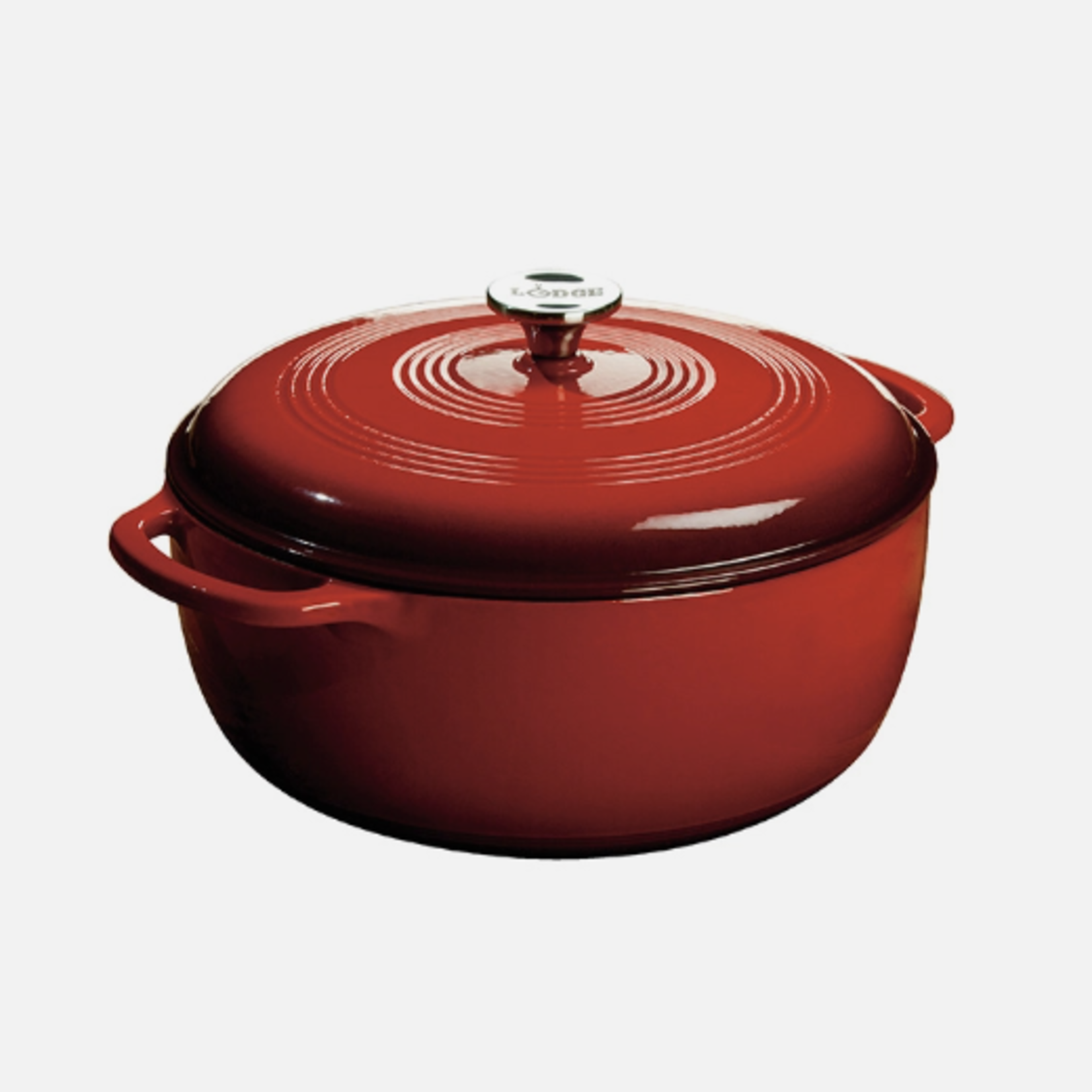 Lodge Enamel Dutch Oven, 7.5-Qt, red | Lodge