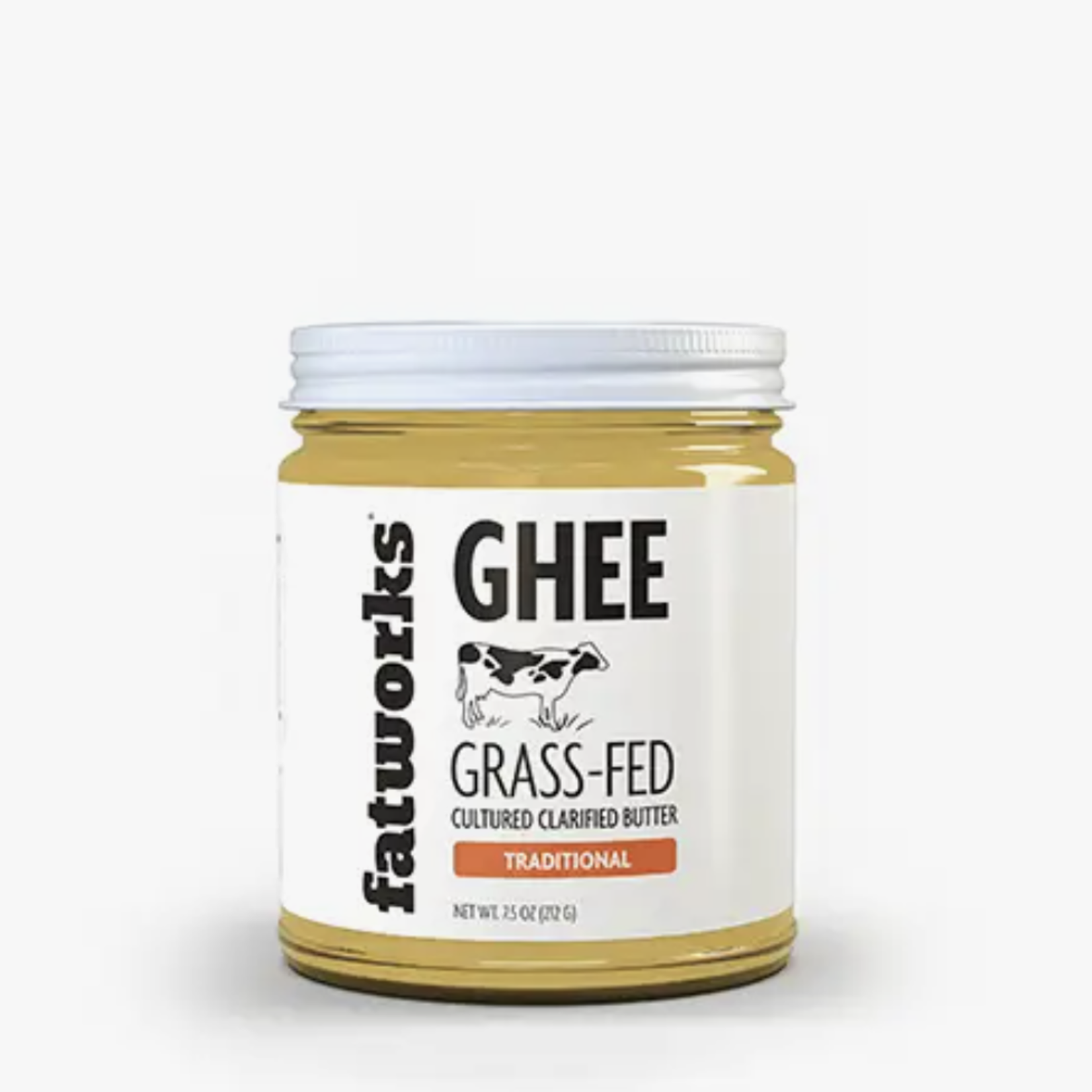 Fatworks Organic Cultured Ghee 7.5 Oz | Fatworks