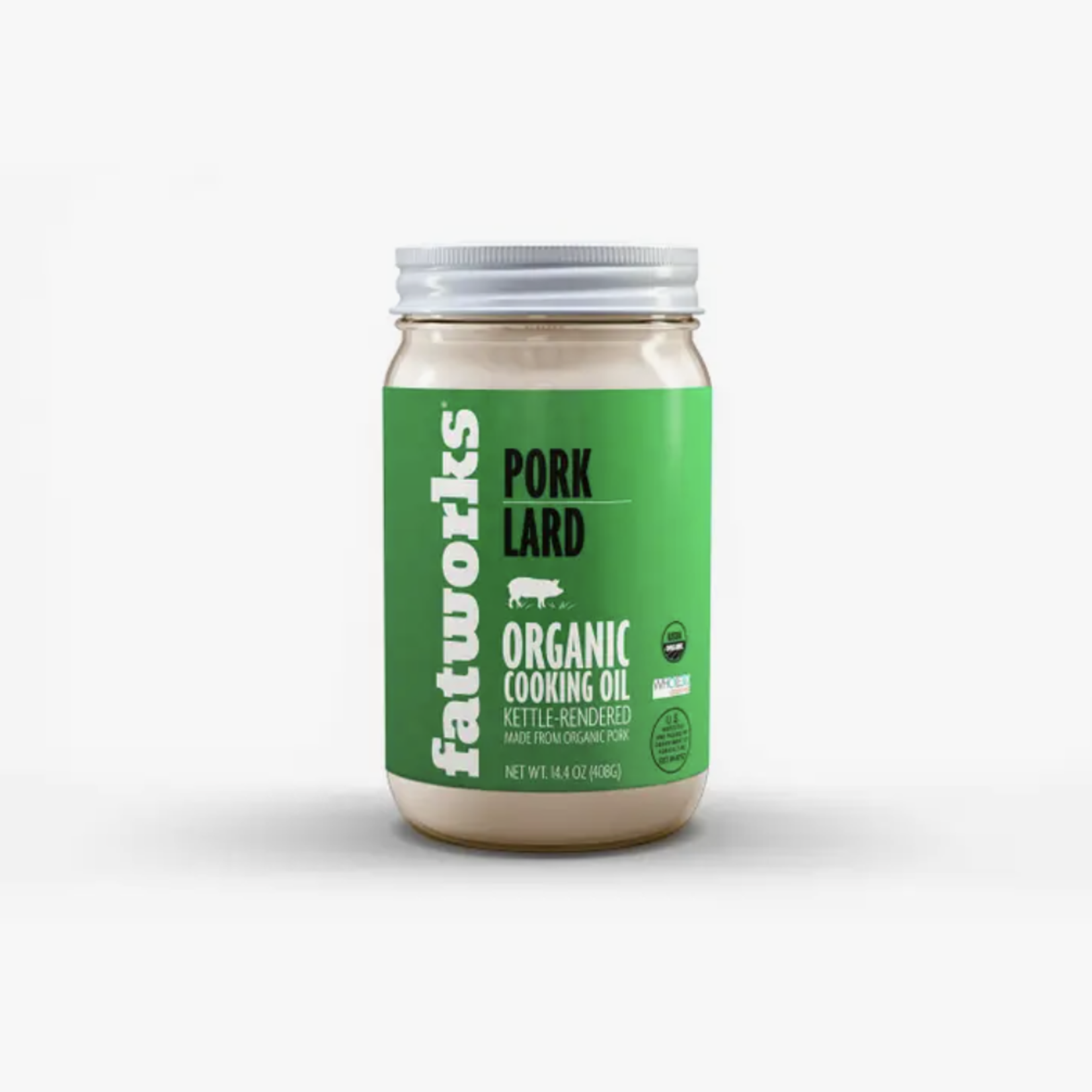 Fatworks Organic Leaf/Pork Lard 14.4 Oz