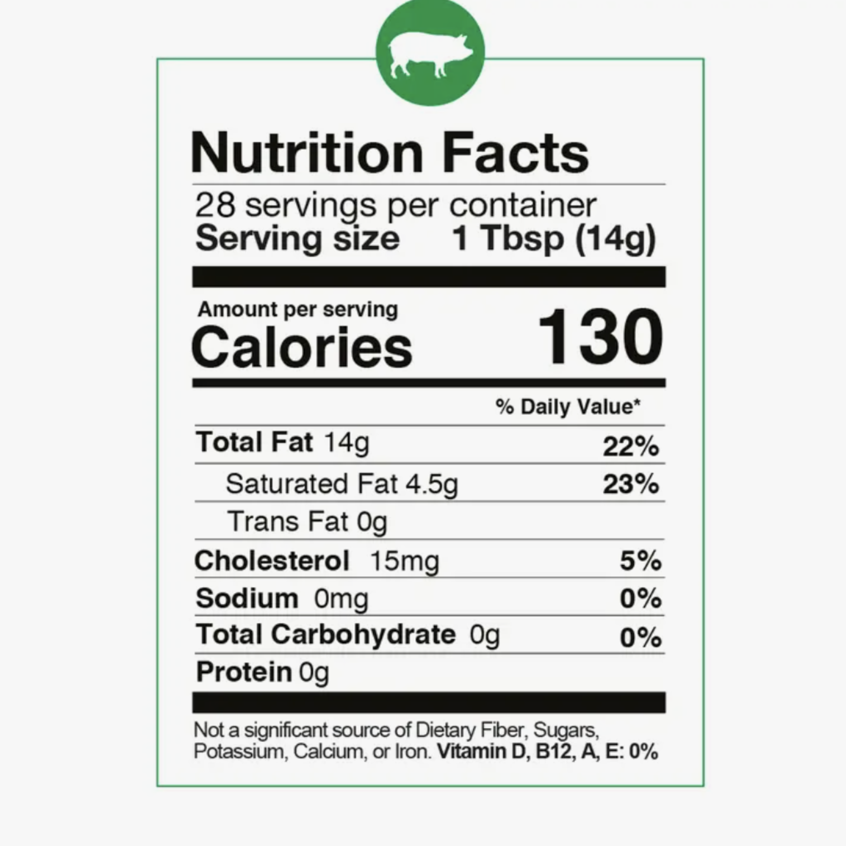 Fatworks Organic Leaf/Pork Lard 14.4 Oz