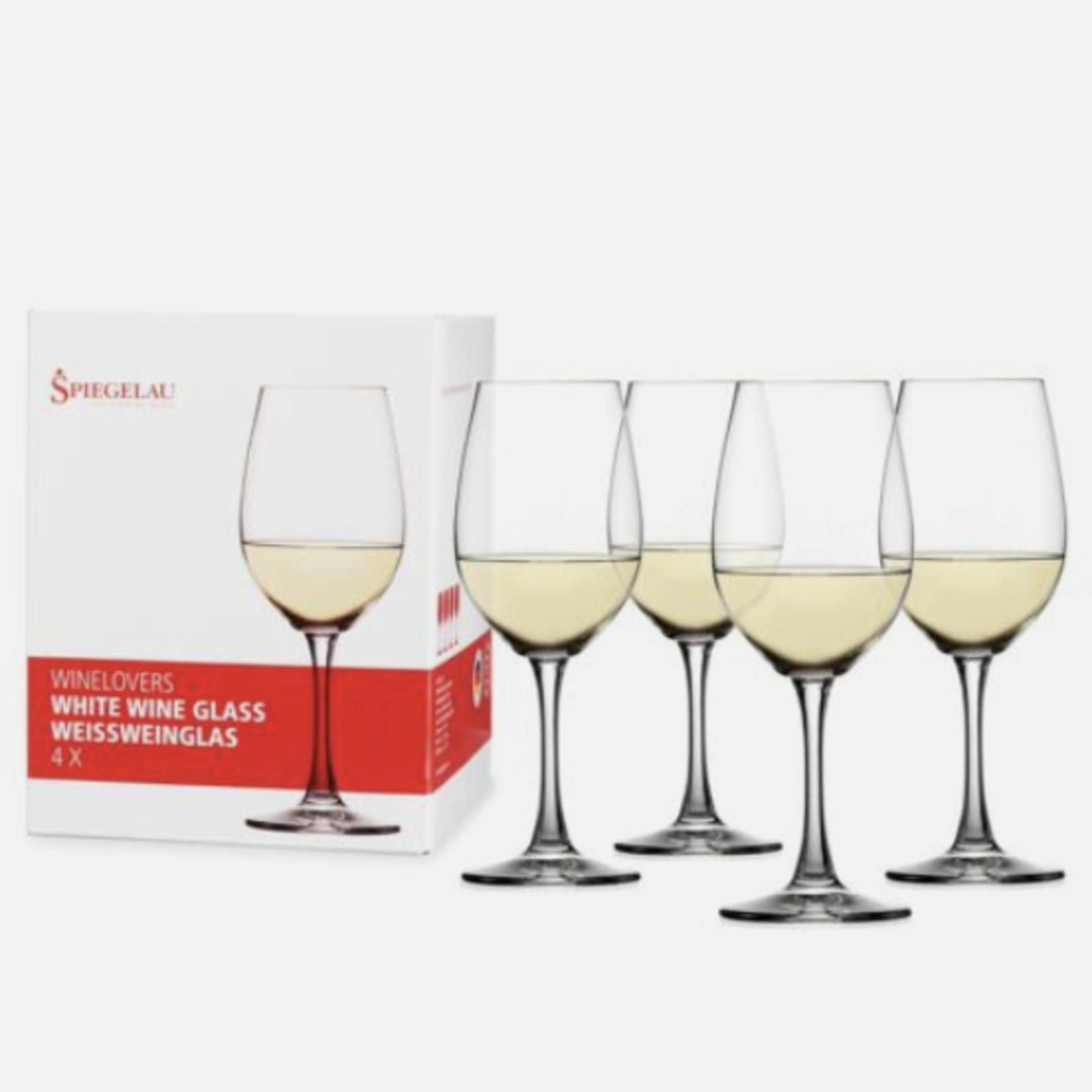 True Fabrications White Wine Glass, Set 4
