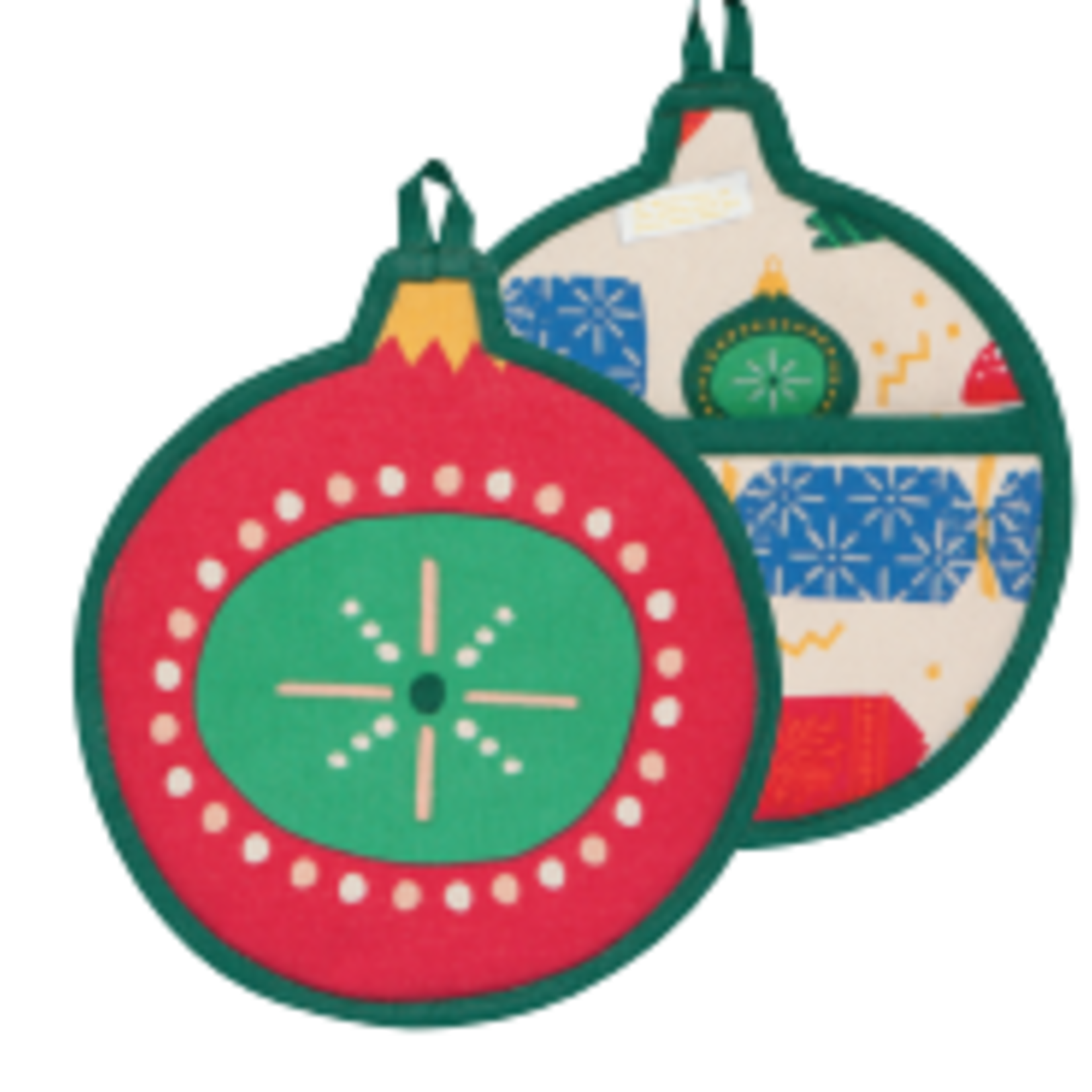 Now Designs Christmas Charms Shaped Potholder