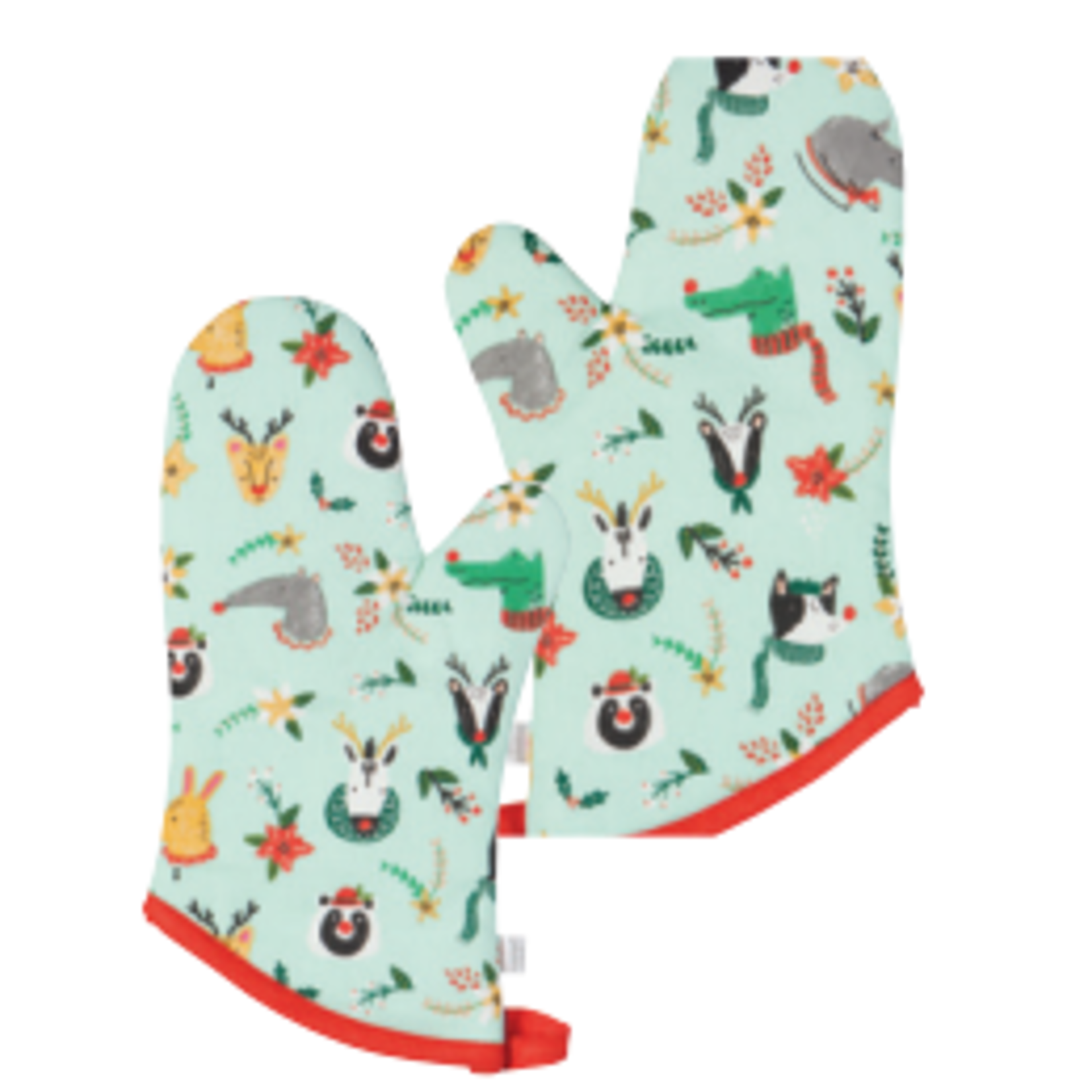 Now Designs Rudolph Imposter Packaged Mitts Set/2