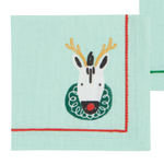 Now Designs Rudolph Imposter Printed Cocktail Napkins Set/4