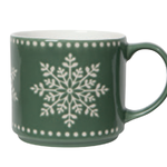 Now Designs Mug, Stacking - Good Tidings Snowflake